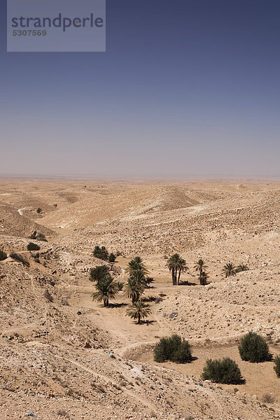 Landschaft bei Matmata  Tunesien  Maghreb  Nordafrika  Afrika