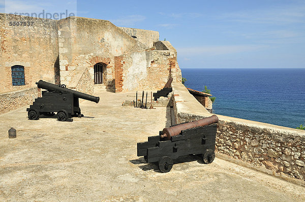 Festung San Pedro de la Roca oder Castillo del Morro  Unesco-Weltkulturerbe  bei Santiago de Cuba  Kuba  Karibik