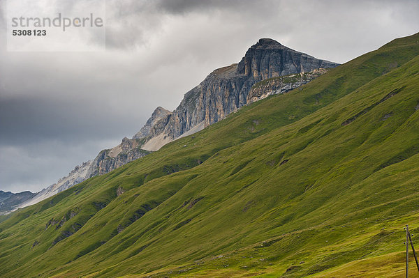 Mittlerer und Innerer Wissberg  Aversertal  Averstal  Avers  Graubünden  Schweiz  Europa