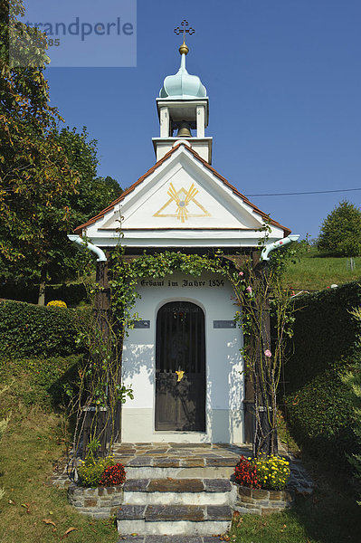 Private Kapelle bei Kitzeck  Weinregion  Südsteiermark  Steiermark  Österreich  Europa