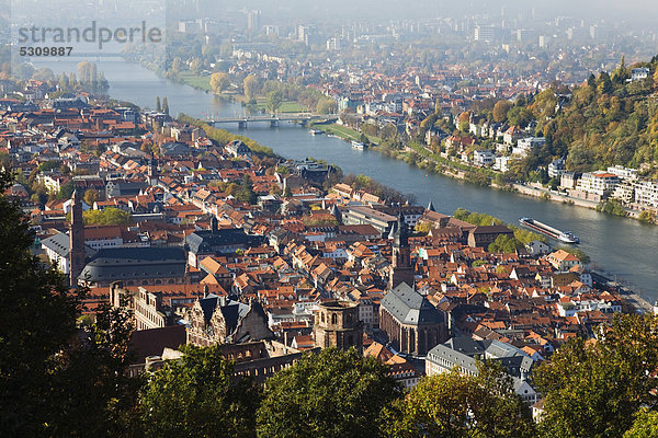 Altstadt Heidelberg  Baden-Württemberg  Deutschland  Europa