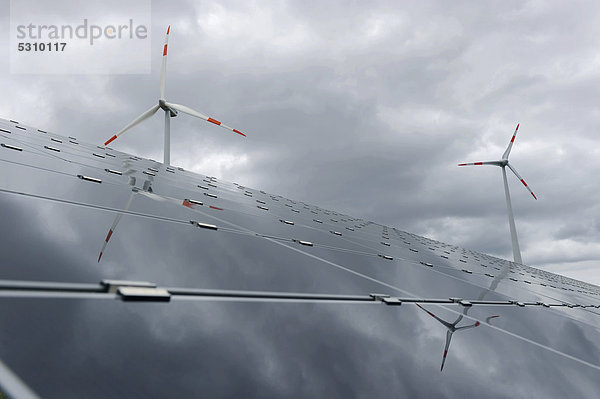 Windturbine Windrad Windräder Photovoltaik