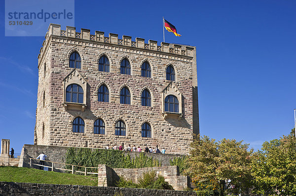 Hambacher Schloss  Hambach  Deutsche Weinstraße  auch Südliche Weinstraße  Pfalz  Rheinland-Pfalz  Deutschland  Europa