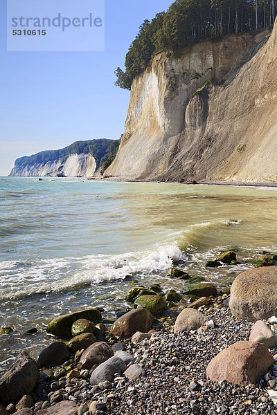 Kreidefelsen  Nationalpark Jasmund  Rügen  Mecklenburg-Vorpommern  Deutschland  Europa