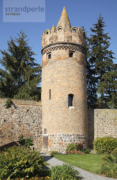 Pulverturm  Gransee  Brandenburg  Deutschland  Europa