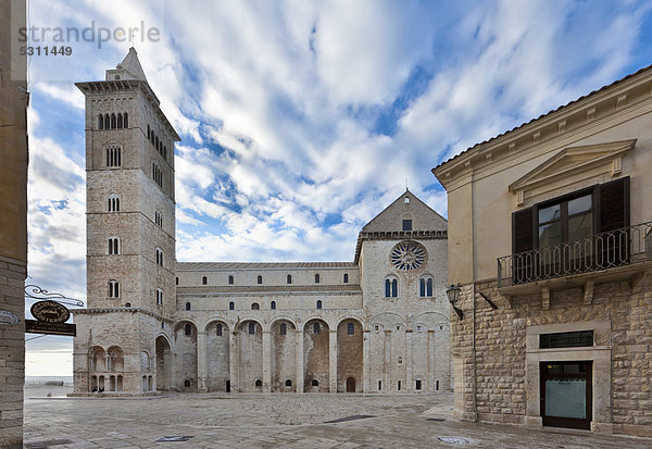 Kathedrale San Nicola Pellegrino  Meereskathedrale von Trani  Apulien  Süditalien  Italien  Europa