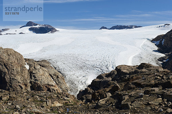 Mittivakkat-Gletscher  Halbinsel Ammassalik  Ostgrönland  Grönland