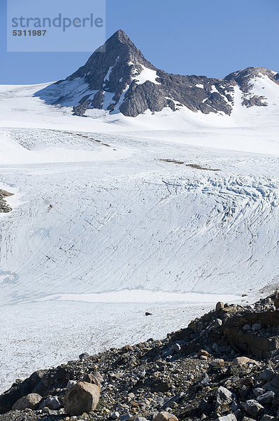 Mittivakkat-Gletscher  Halbinsel Ammassalik  Ostgrönland  Grönland