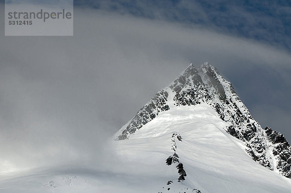 Großglockner  von Franz-Josefs-Höhe aus gesehen  Glocknergruppe  Nationalpark Hohe Tauern  Kärnten  Österreich  Europa