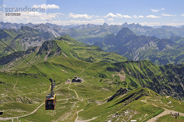 Europa Bayern Deutschland Allgäuer Alpen