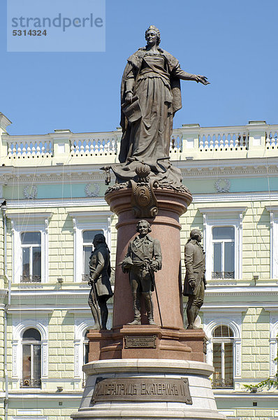 Europa Monument groß großes großer große großen Bronze Odessa Ukraine