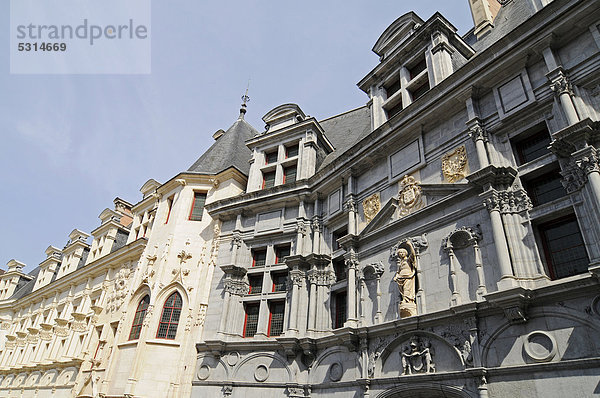 Ancien Palais de Justice  Justizpalast  Place de Saint Andre  Grenoble  Rhone-Alpes  Frankreich  Europa