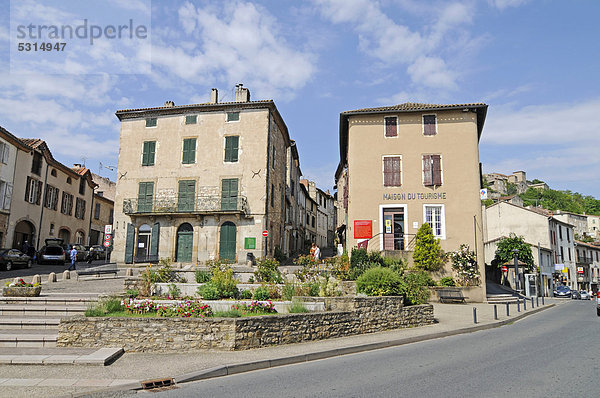 Touristeninformation  Gemeinde Cordes sur Ciel  Albi  Departement Tarn  Midi-Pyrenees  Frankreich  Europa