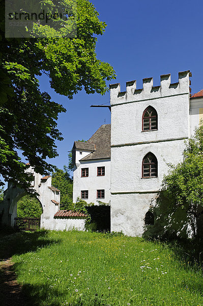 Schloss Pöring  Landsberg  Oberbayern  Bayern  Deutschland  Europa