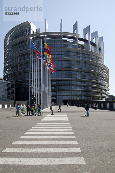 Europäisches Parlament  Straßburg  Elsass  Frankreich  Europa