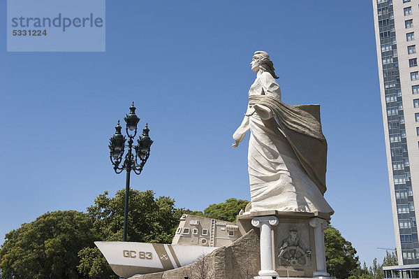 Küstenwachen-Denkmal  Stadtteil Puerto Madero  Buenos Aires  Argentinien  Südamerika