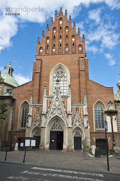 Dominikaner Kirche  Krakau  Krakow  Kleinpolen  Polen  Europa