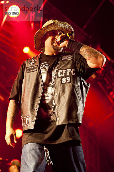 B-Real von der US-HipHop Band Cypress Hill live beim Heitere Open Air in Zofingen  Schweiz  Europa