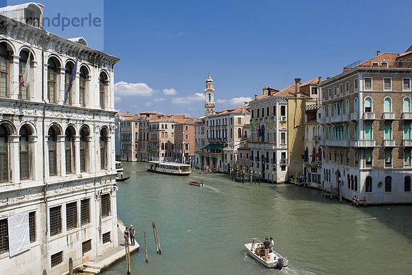 Canal Grande in Venedig  Italien  Europa