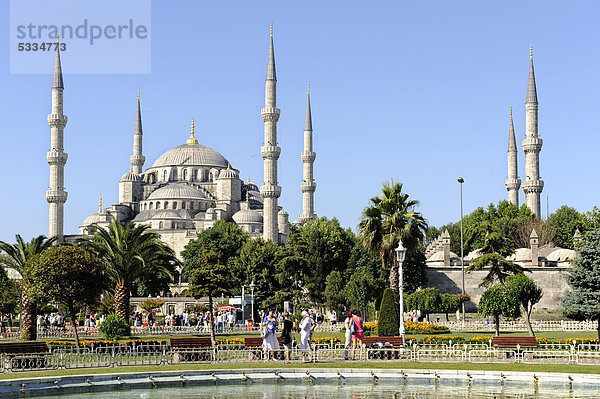 Sultan Ahmet Camii  Blaue Moschee  Istanbul  Türkei
