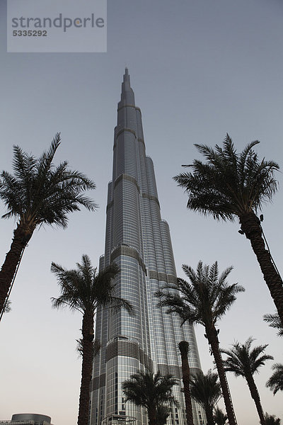 Vereinigte Arabische Emirate VAE Naher Osten Burj Khalifa Dubai