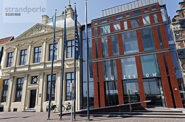 Zeuws Maritiem Muzeeum Museum im historischen Lampsinshaus  Vlissingen  Walcheren  Zeeland  Niederlande  Europa