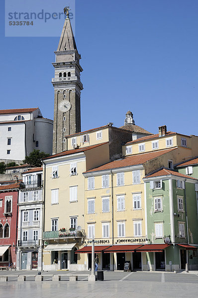 Tartini-Platz  Piran  Slowenien  Europa