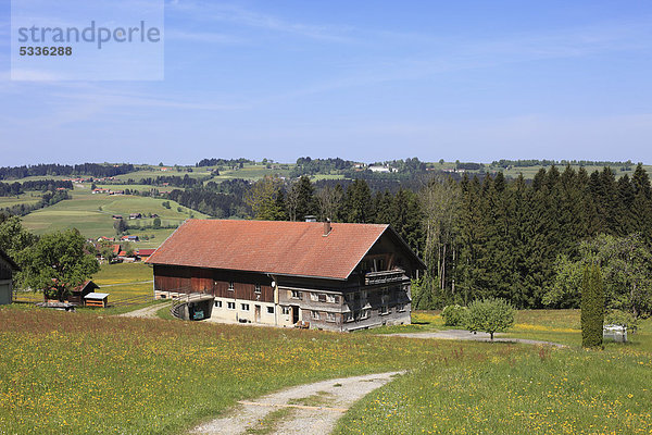 Europa Allgäu Bayern Deutschland Schwaben