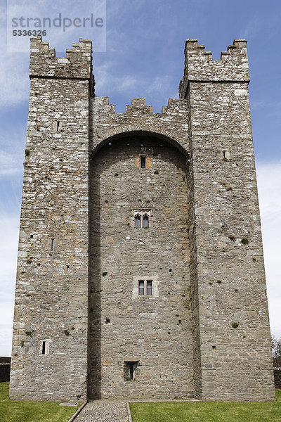 Kilclief Castle  County Down  Nordirland  Irland  Vereinigtes Königreich  Europa  ÖffentlicherGrund