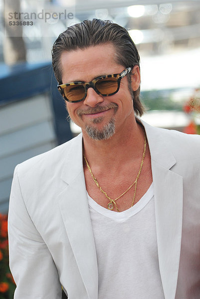Brad Pitt beim Fototermin zu THE TREE OF LIFE  64. Internationale Filmfestspiele von Cannes  Frankreich  Europa