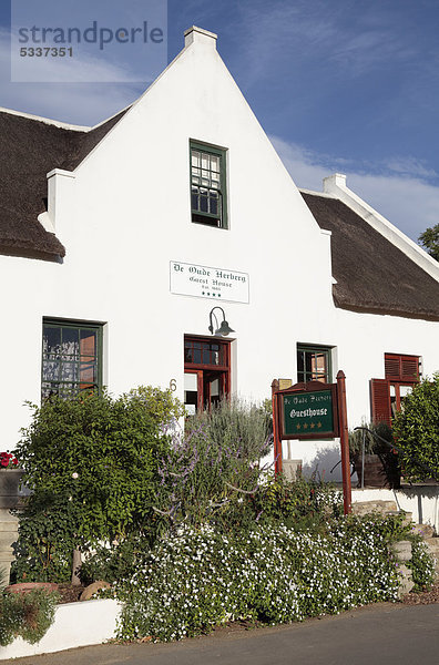 Gästehaus im kapholländischen Stil  Tulbagh  Westkap  Südafrika  Afrika