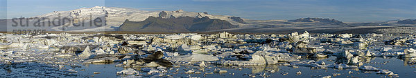 Eislagune von Jökuls·rlÛn  Südisland  Island  Europa
