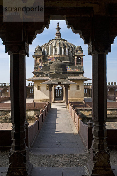 Palast von Bir Singh Deo  Datia  Madhya Pradesh  Nordindien  Indien  Asien