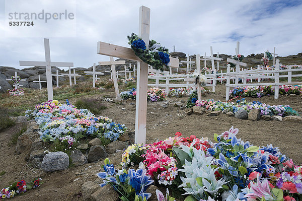 Friedhof  Kulusuk  Ostgrönland  Grönland