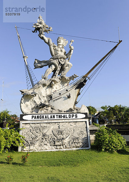Marine-Denkmal  Denpasar  Bali  Indonesien  Südostasien