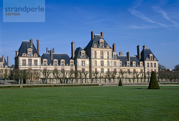 Schloss Fontainebleau  Œle-de-France  Frankreich  Europa