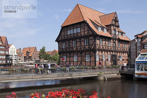 Lüner Mühle  Altstadt  Lüneburg  Niedersachsen  Deutschland  Europa