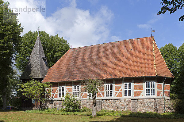 Lüneburger Heide Europa Kirche Deutschland Niedersachsen