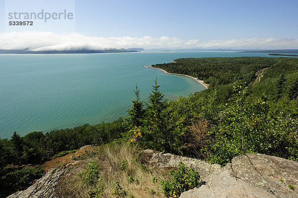 Blick über den Lake Superior  Ontario  Kanada