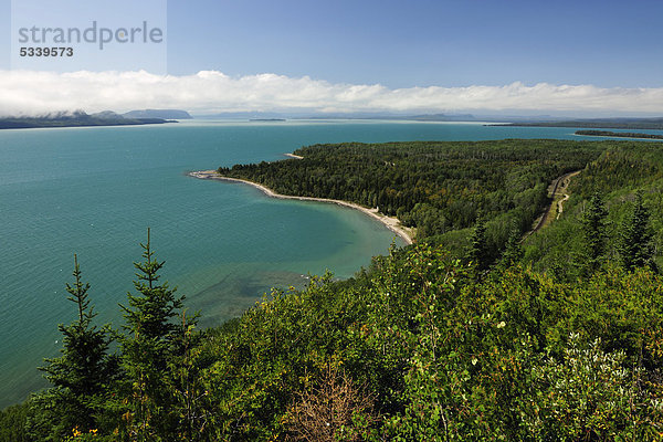 Blick über den Lake Superior  Ontario  Kanada