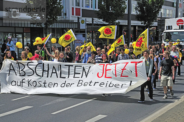 Anti-Atomkraft-Demonstration  Bonn  Nordrhein-Westfalen  Deutschland  Europa