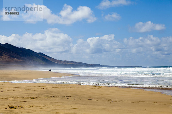 Strand  Playa de Cofete  Fuerteventura  Kanaren  Spanien  Europa
