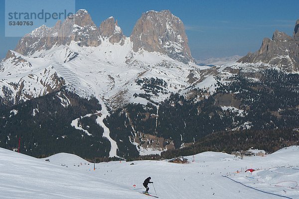 Trentino Südtirol Canazei Italien Grödnertal Dolomiten