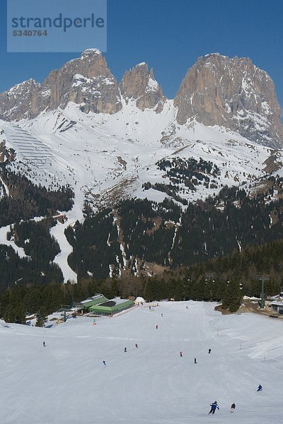 Trentino Südtirol Canazei Italien Grödnertal Dolomiten