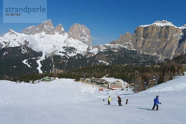 Trentino Südtirol Canazei Italien Grödnertal Dolomiten