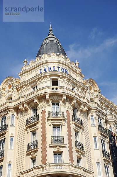 Hotel Carlton in Cannes  CÙte díAzur  Frankreich  Europa