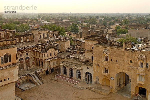 Teil des Heritage Hotels Mandawa Castle  Mandawa  Shekawati  Rajasthan  Nordindien  Indien  Asien