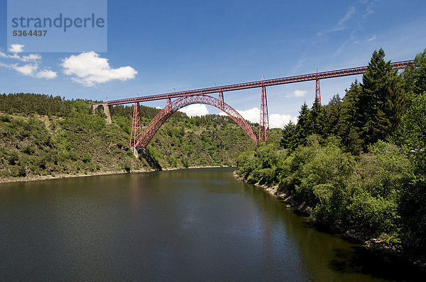 Garabit-Viadukt  DÈpartement Cantal  Auvergne  Frankreich  Europa