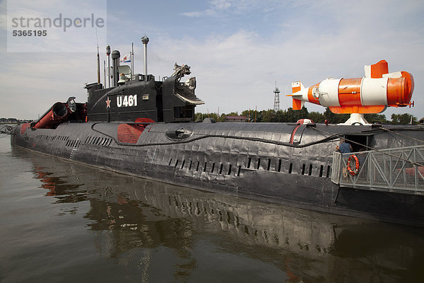 Ausgemustertes russisches U-Boot U 461  Museum  Peenemünde  Insel Usedom  Mecklenburg-Vorpommern  Deutschland  Europa  ÖffentlicherGrund