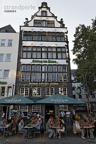Europa Tradition Wohnhaus Geschichte Restaurant Altstadt Köln Deutschland Nordrhein-Westfalen Nordrhein-Westfalen